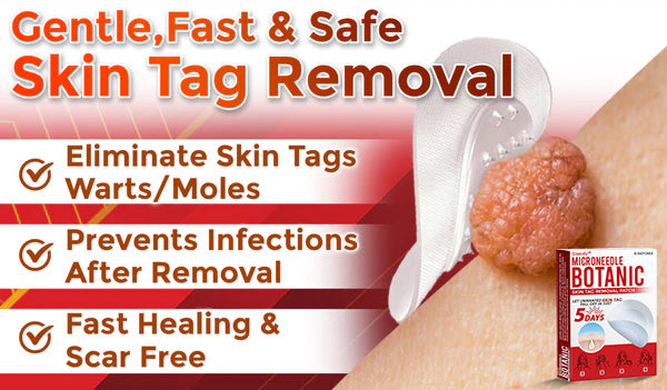 Slimoly™ MicroNeedle Botanic Skin Tag Removal Patch