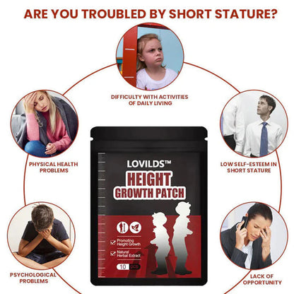🌿 LOVILDS™ Herbal Foot Patch – Naturally Boost Your Height, Backed by Exclusive Patent!
